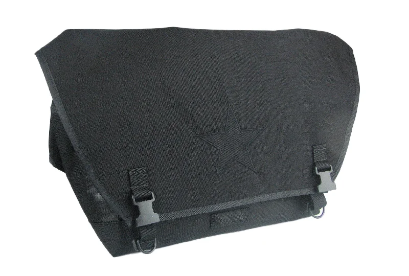 Black Waterproof Messenger Bag