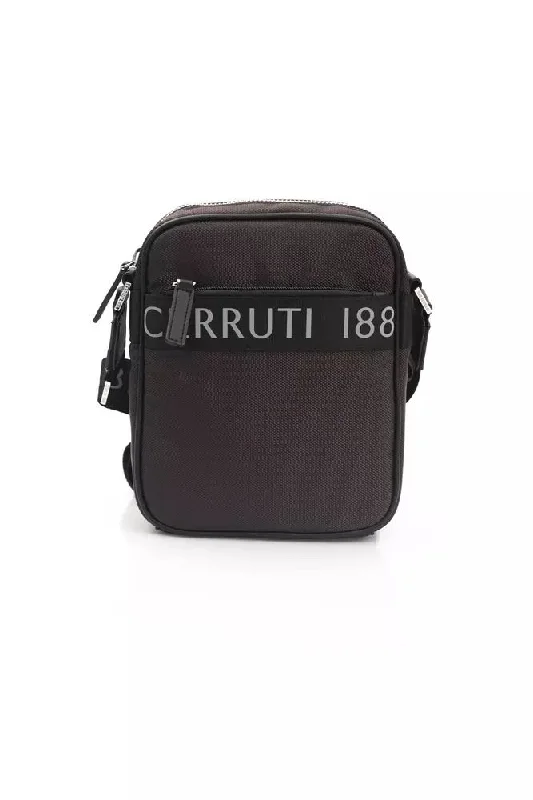 Cerruti 1881 Elegant  Nylon-Leather Messenger Men's Bag