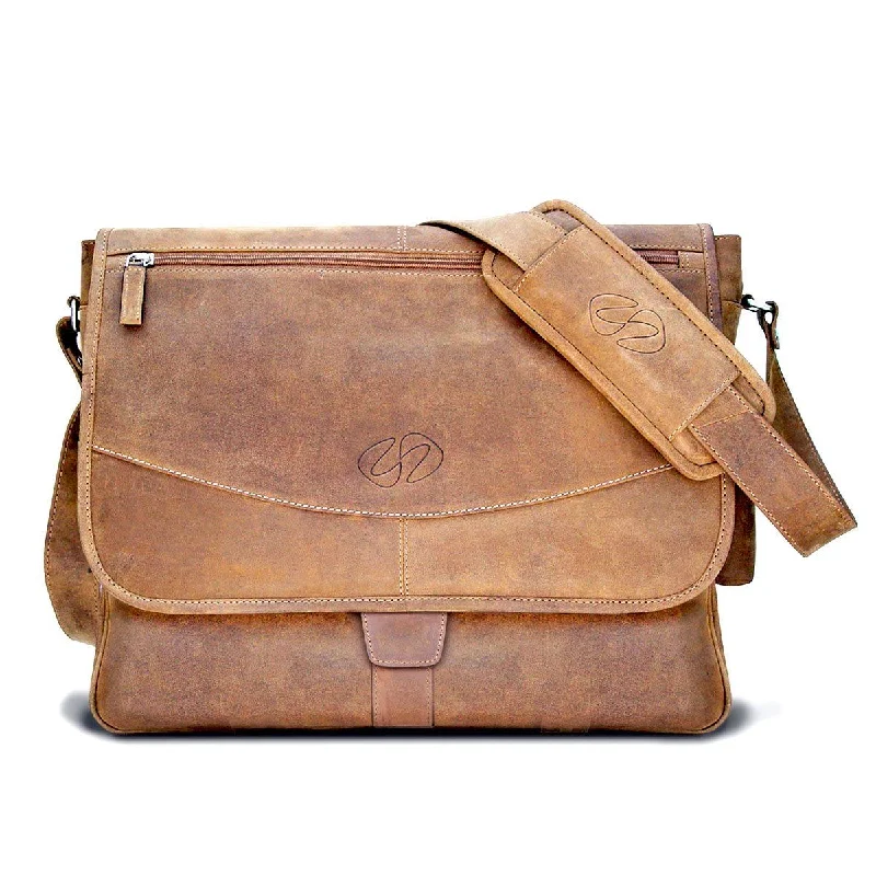 Premium Leather Messenger Bag