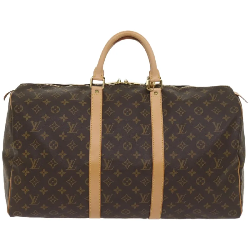 Louis Vuitton Keepall 50  Canvas Travel Bag (Pre-Owned)