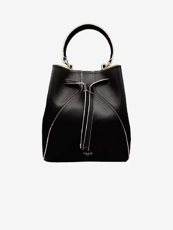 Mia Desserto® Cactus Leather Vegan Bucket Bag | Black