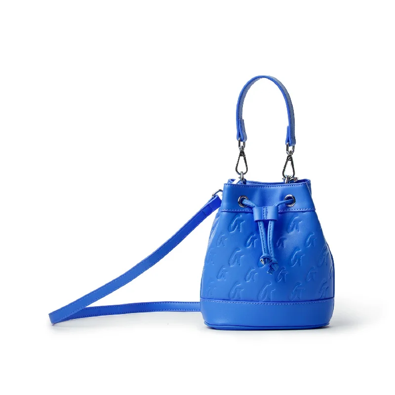 MONOGRAM MINI BUCKET BAG BLUE